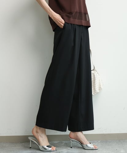 FKLGD21160 MK MICHEL KLEIN [洗える]TRストレッチワイドパンツ
