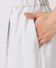 FKLGD21160 MK MICHEL KLEIN(MK ミッシェルクラン) TRストレッチワイドパンツ/洗える ライトグレー