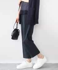 FKLGD33170 MK MICHEL KLEIN(MK ミッシェルクラン) ドライタッチストレッチ テーパードパンツ/イージーケア/洗える ネイビー