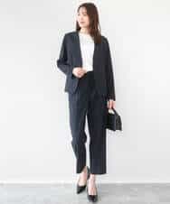 FKLGD33170 MK MICHEL KLEIN(MK ミッシェルクラン) ドライタッチストレッチ テーパードパンツ/イージーケア/洗える グレージュ