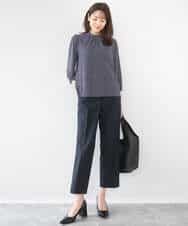 FKLGD33170 MK MICHEL KLEIN(MK ミッシェルクラン) ドライタッチストレッチ テーパードパンツ/イージーケア/洗える グレージュ