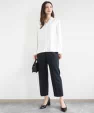 FKLGD33170 MK MICHEL KLEIN(MK ミッシェルクラン) ドライタッチストレッチ テーパードパンツ/イージーケア/洗える グレージュ