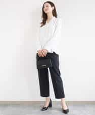 FKLGD33170 MK MICHEL KLEIN(MK ミッシェルクラン) ドライタッチストレッチ テーパードパンツ/イージーケア/洗える グレージュ