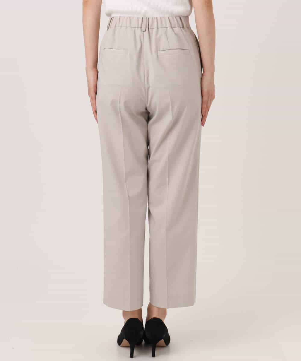 FKLGD33170 MK MICHEL KLEIN(MK ミッシェルクラン) ドライタッチストレッチ テーパードパンツ/イージーケア/洗える グレージュ