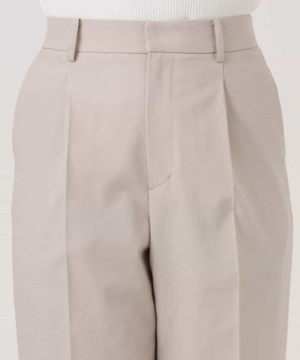 FKLGD33170 MK MICHEL KLEIN(MK ミッシェルクラン) ドライタッチストレッチ テーパードパンツ/イージーケア/洗える グレージュ