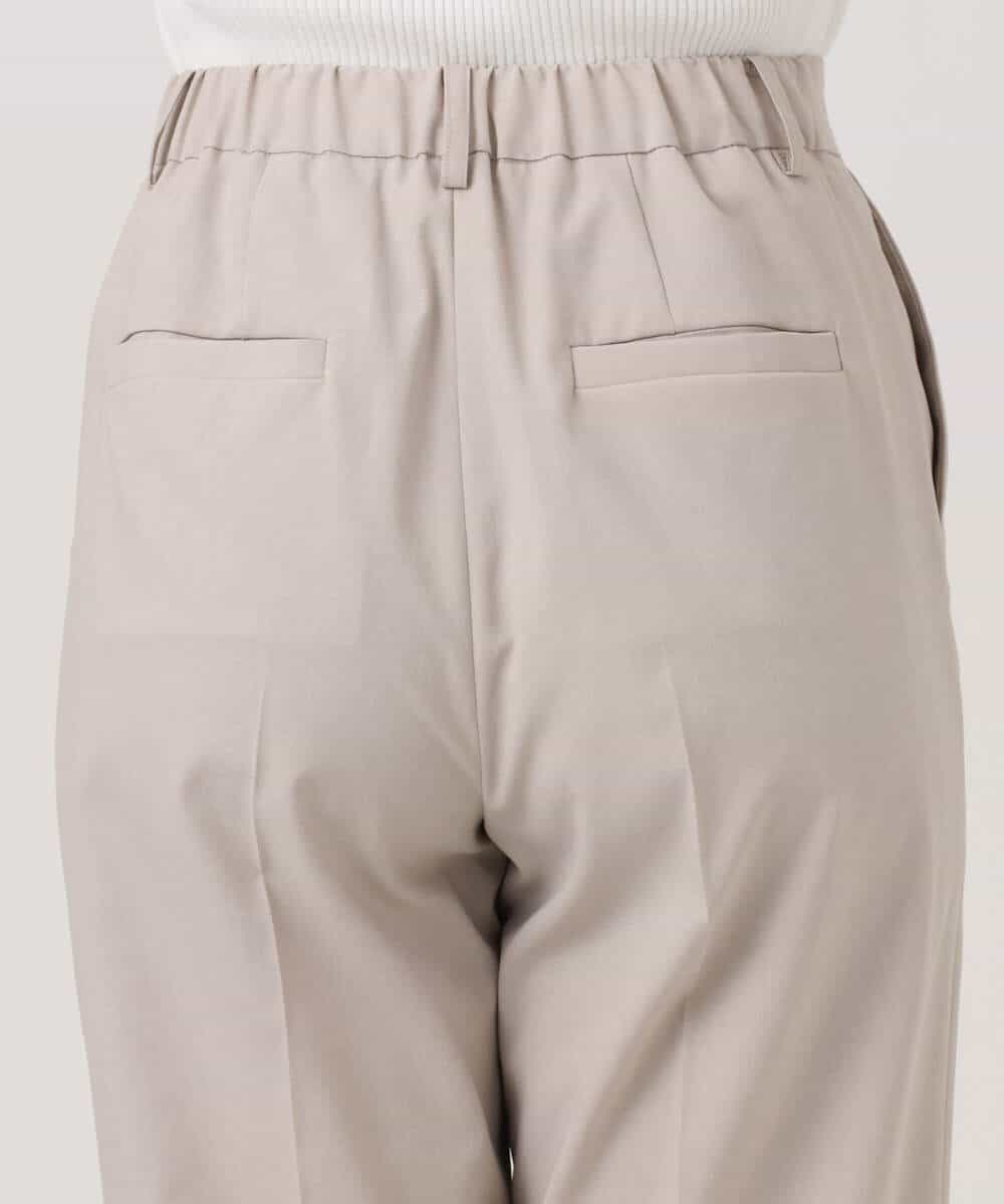 FKLGD33170 MK MICHEL KLEIN(MK ミッシェルクラン) ドライタッチストレッチ テーパードパンツ/イージーケア/洗える グレージュ