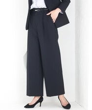 FKLGD34170 MK MICHEL KLEIN(MK ミッシェルクラン) ドライタッチストレッチ ワイドパンツ/イージーケア/洗える グレージュ