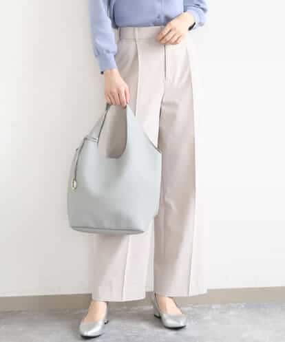 FKLGD34170 MK MICHEL KLEIN ドライタッチストレッチ ワイドパンツ/イージーケア/洗える