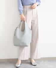 FKLGD34170 MK MICHEL KLEIN(MK ミッシェルクラン) ドライタッチストレッチ ワイドパンツ/イージーケア/洗える グレージュ