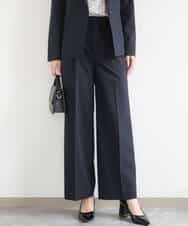 FKLGD34170 MK MICHEL KLEIN(MK ミッシェルクラン) ドライタッチストレッチ ワイドパンツ/イージーケア/洗える グレージュ