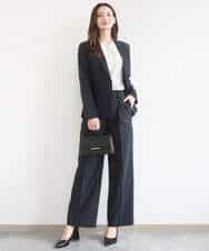 FKLGD34170 MK MICHEL KLEIN(MK ミッシェルクラン) ドライタッチストレッチ ワイドパンツ/イージーケア/洗える グレージュ