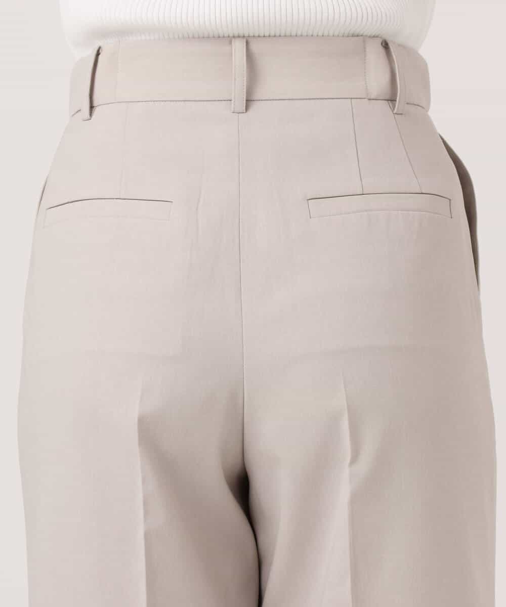 FKLGD34170 MK MICHEL KLEIN(MK ミッシェルクラン) ドライタッチストレッチ ワイドパンツ/イージーケア/洗える グレージュ