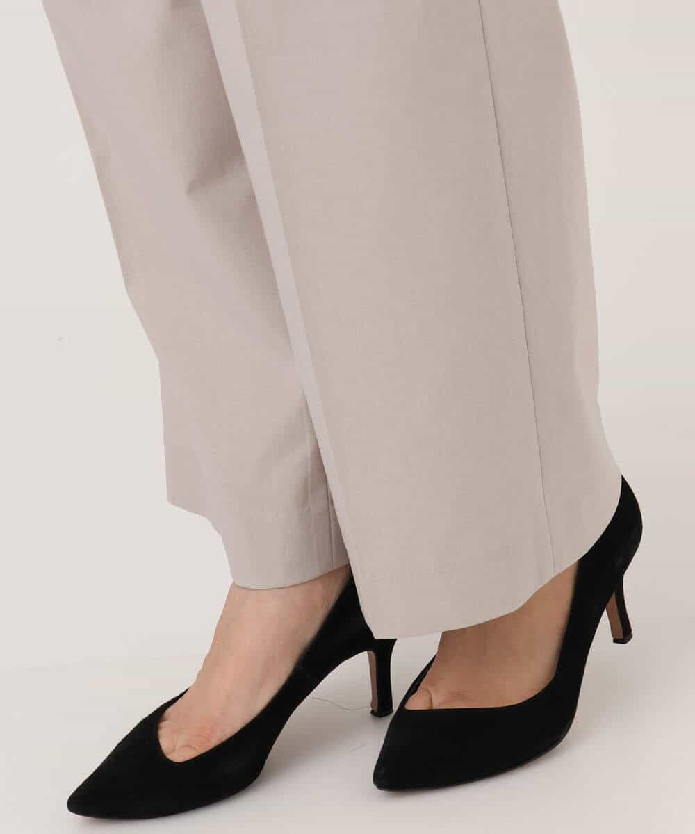 FKLGD34170 MK MICHEL KLEIN(MK ミッシェルクラン) ドライタッチストレッチ ワイドパンツ/イージーケア/洗える グレージュ