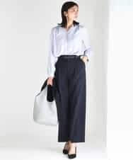 FKLGD34170 MK MICHEL KLEIN(MK ミッシェルクラン) ドライタッチストレッチ ワイドパンツ/イージーケア/洗える グレージュ