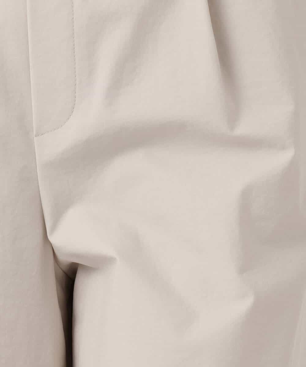 FKLGD36170 MK MICHEL KLEIN(MK ミッシェルクラン) ストレッチツイル プルオンワイドパンツ/撥水/洗える ベージュ