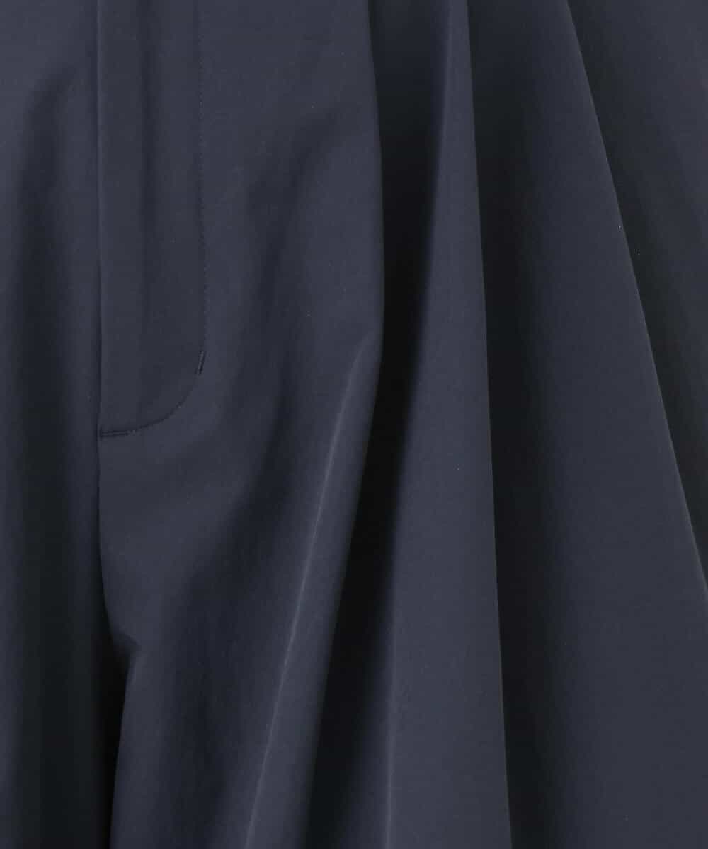 FKLGD37170 MK MICHEL KLEIN(MK ミッシェルクラン) ストレッチ3タックワイドパンツ/洗える ダークグレー