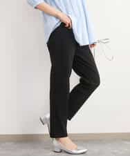 FKLGD41130 MK MICHEL KLEIN(MK ミッシェルクラン) ハイストレッチ細身シルエットパンツ/洗える ネイビー