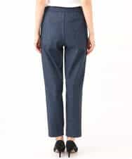 FKLGD41130 MK MICHEL KLEIN(MK ミッシェルクラン) ハイストレッチ細身シルエットパンツ/洗える ネイビー