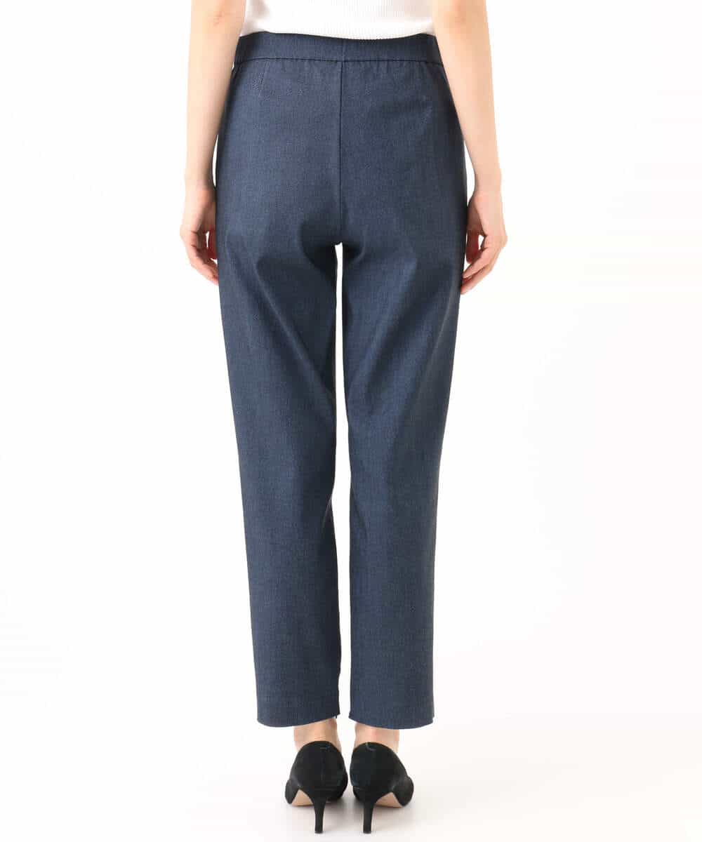 FKLGD41130 MK MICHEL KLEIN(MK ミッシェルクラン) ハイストレッチ細身シルエットパンツ/洗える ネイビー