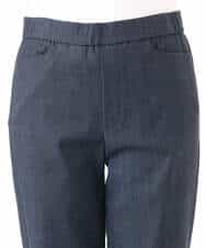 FKLGD41130 MK MICHEL KLEIN(MK ミッシェルクラン) ハイストレッチ細身シルエットパンツ/洗える ネイビー