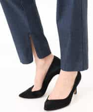 FKLGD41130 MK MICHEL KLEIN(MK ミッシェルクラン) ハイストレッチ細身シルエットパンツ/洗える ネイビー