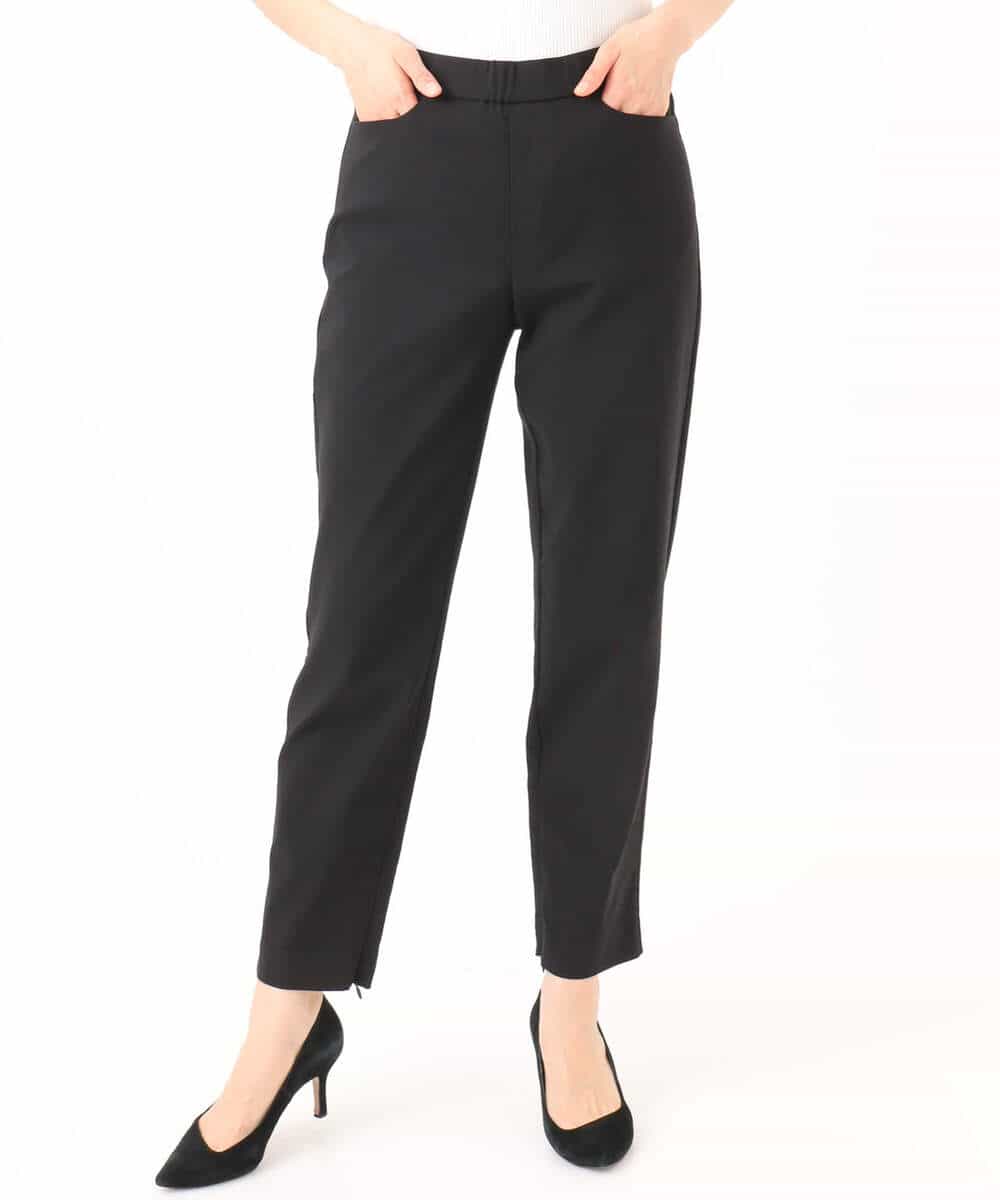 FKLGD41130 MK MICHEL KLEIN(MK ミッシェルクラン) ハイストレッチ細身シルエットパンツ/洗える ネイビー