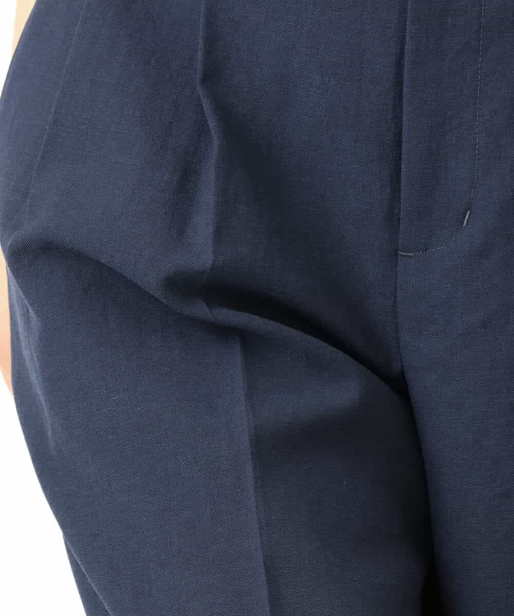 FKLGD46180 MK MICHEL KLEIN(MK ミッシェルクラン) バイオヴィンテージツイル ワイドストレートパンツ/接触冷感/UVカット/速乾/洗える グレージュ