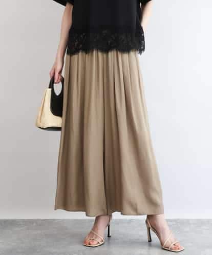 FKLGD53160  [UVカット/接触冷感/洗える]サテンワイドパンツ