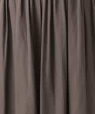 FKLGD53160 MK MICHEL KLEIN(MK ミッシェルクラン) [UVカット/接触冷感/洗える]サテンワイドパンツ キャメル