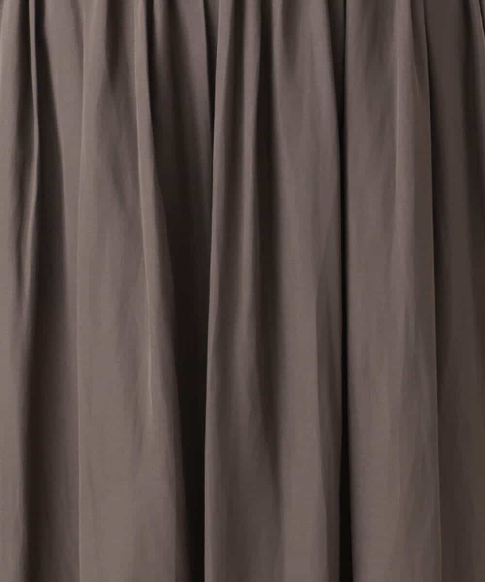 FKLGD53160 MK MICHEL KLEIN(MK ミッシェルクラン) [UVカット/接触冷感/洗える]サテンワイドパンツ キャメル