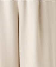 FKLGD55160 MK MICHEL KLEIN(MK ミッシェルクラン) [UVカット/防シワ/抗ピリング/洗える]ピンストライプ柄プルオンワイドパンツ ブラウン