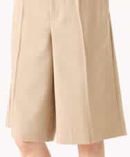 FKLGD57150 MK MICHEL KLEIN(MK ミッシェルクラン) [洗える]リネンライクストレッチ ショートパンツ ベージュ