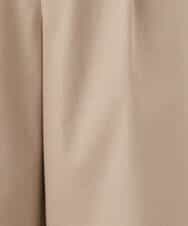 FKLGD72160 MK MICHEL KLEIN(MK ミッシェルクラン) [洗える]ナチュラルツイルワイドクロップドパンツ ベージュ