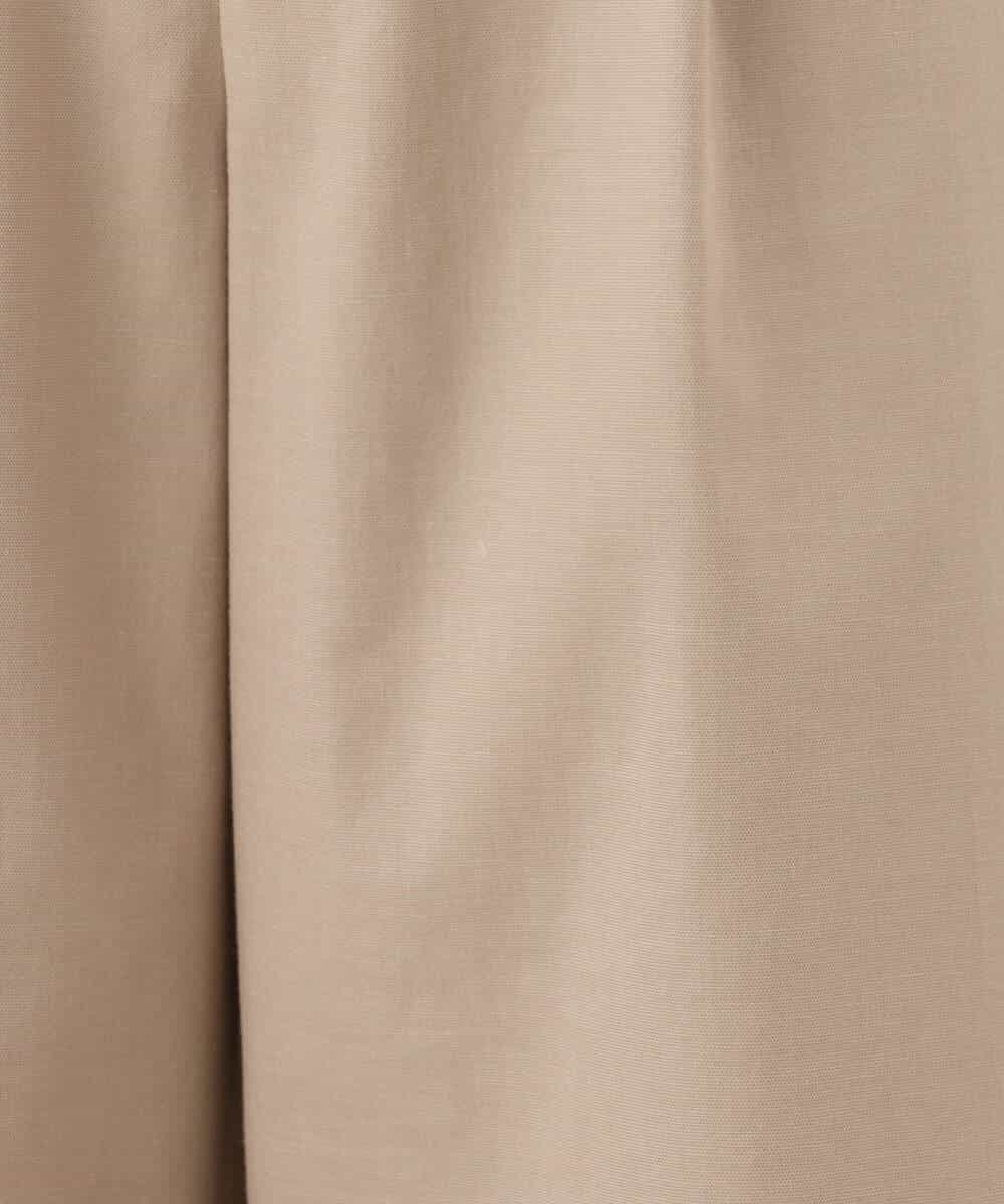 FKLGD72160 MK MICHEL KLEIN(MK ミッシェルクラン) [洗える]ナチュラルツイルワイドクロップドパンツ ベージュ