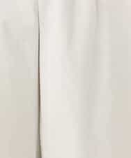 FKLGD72160 MK MICHEL KLEIN(MK ミッシェルクラン) [洗える]ナチュラルツイルワイドクロップドパンツ ベージュ