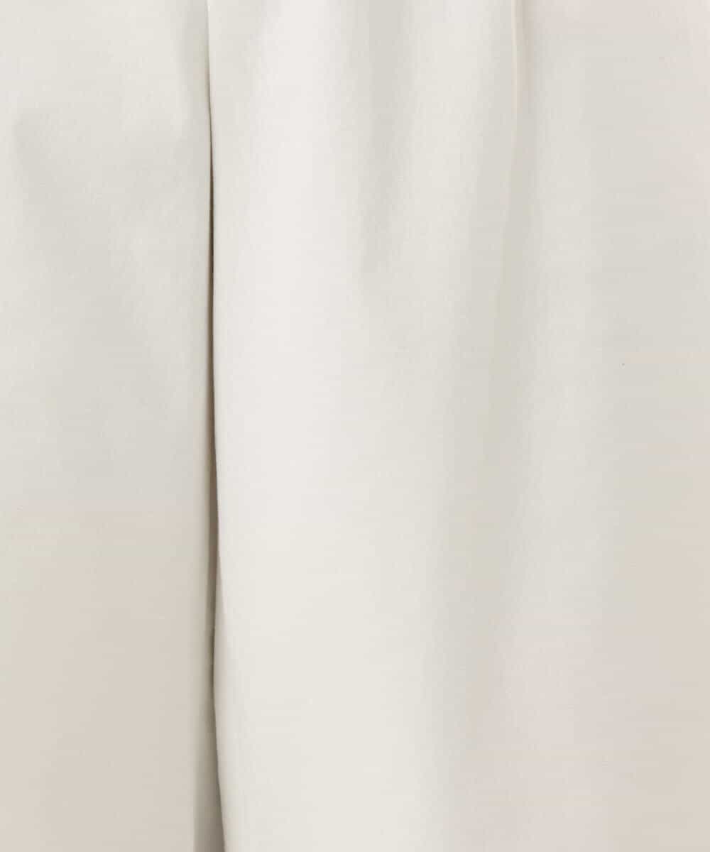 FKLGD72160 MK MICHEL KLEIN(MK ミッシェルクラン) [洗える]ナチュラルツイルワイドクロップドパンツ ベージュ