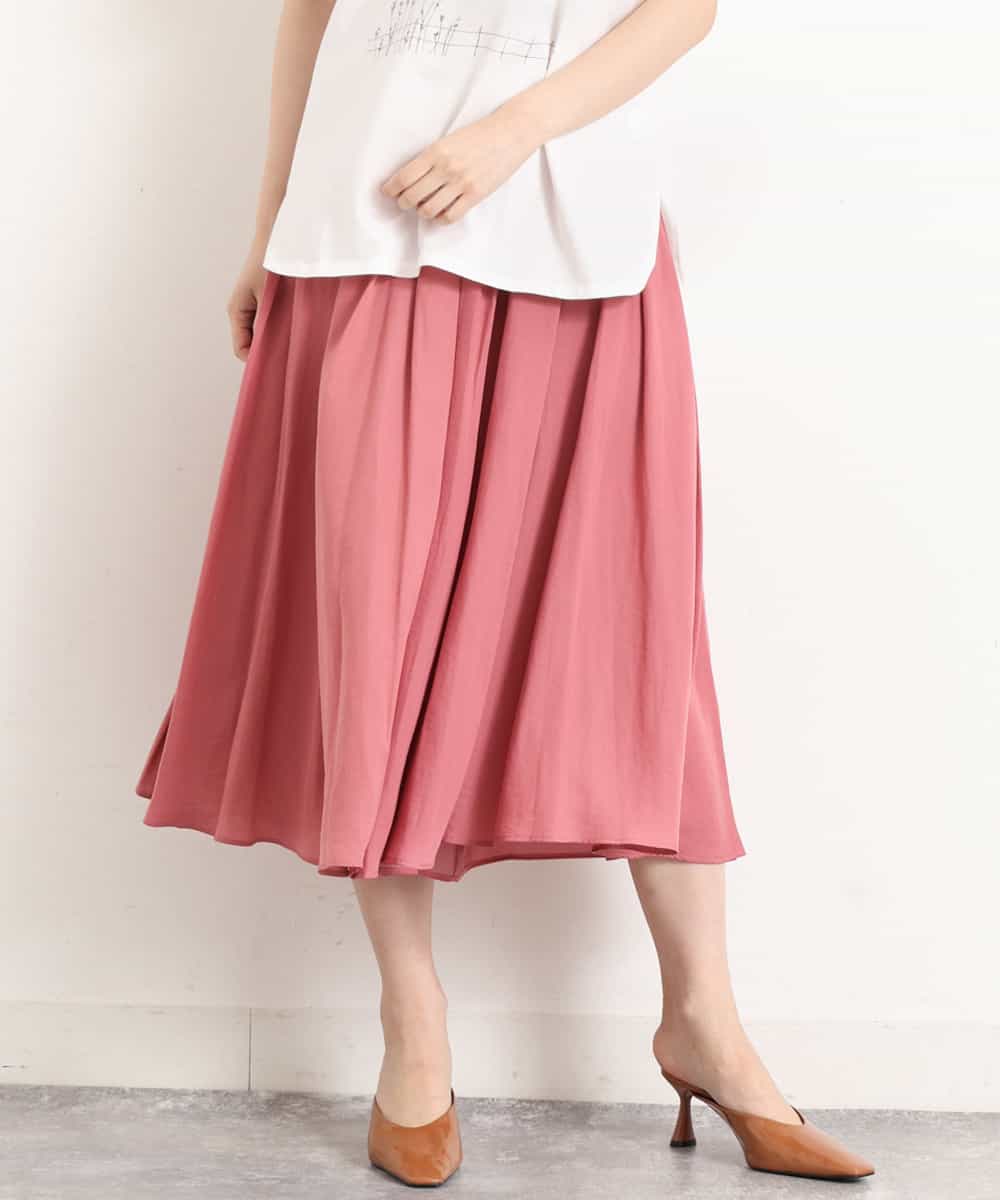 Mk Michel Klein Mk ミッシェルクラン 洗濯機で洗える サテンガウチョパンツ イトキンオンラインストア