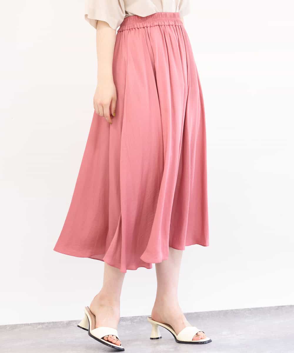 Mk Michel Klein Mk ミッシェルクラン 洗濯機で洗える サテン地ガウチョパンツ イトキンオンラインストア