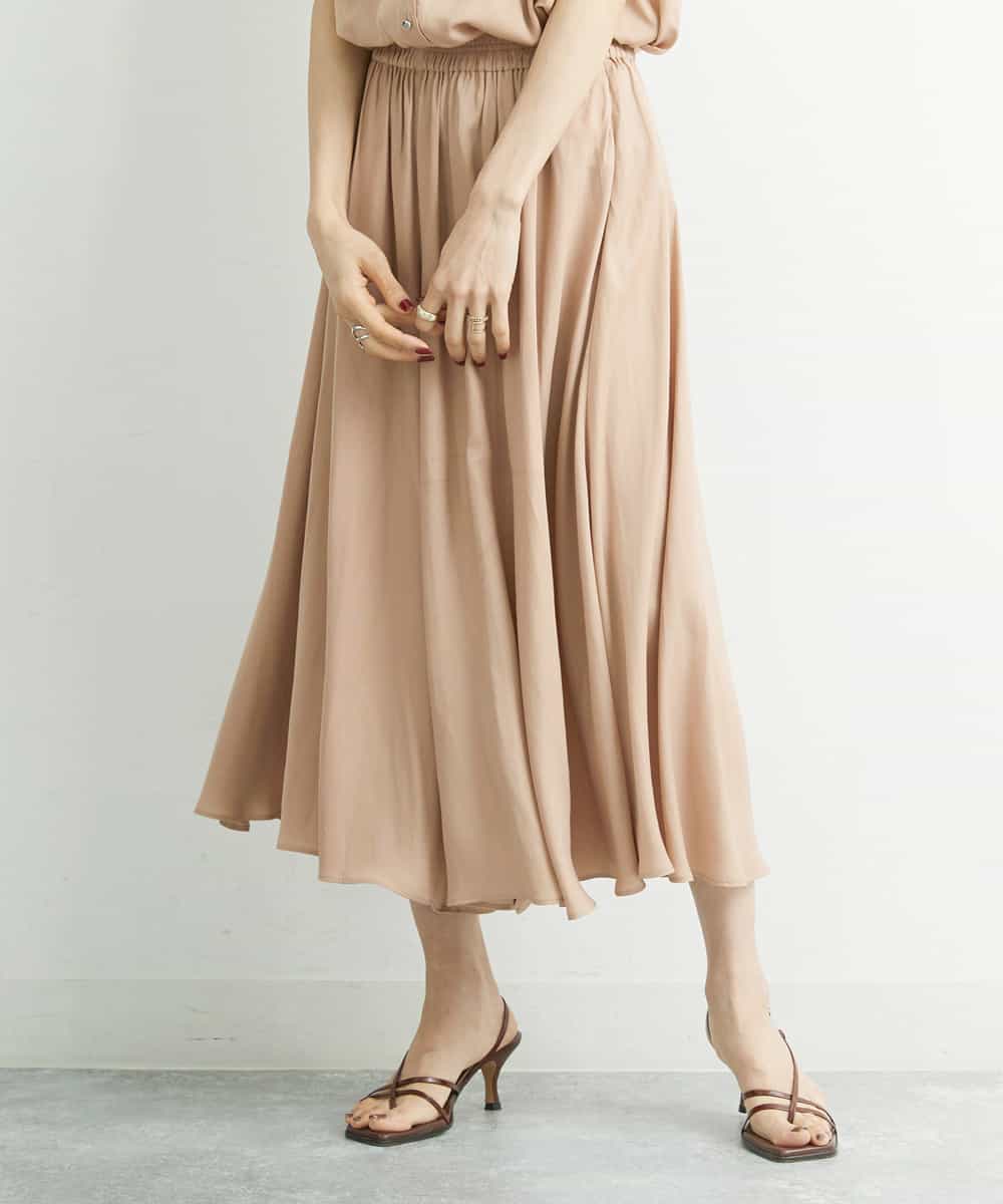 サテンガウチョパンツ 洗える ガウチョ ワイドパンツ Mk Michel Klein Mk ミッシェルクラン イトキンオンラインストア