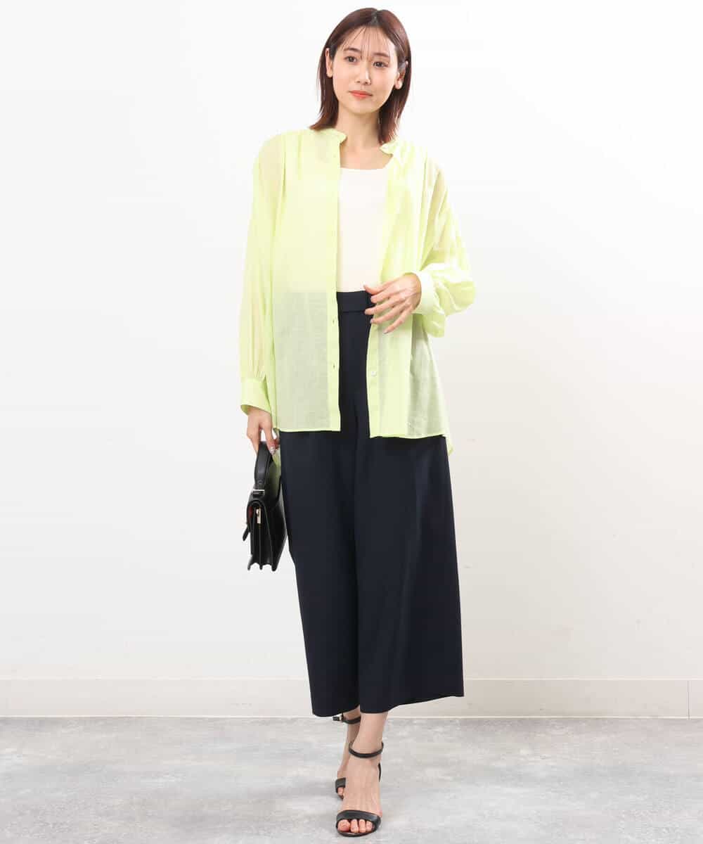 FKLGS33160 MK MICHEL KLEIN(MK ミッシェルクラン) ドライタッチ ワイドパンツ/洗える ベージュ