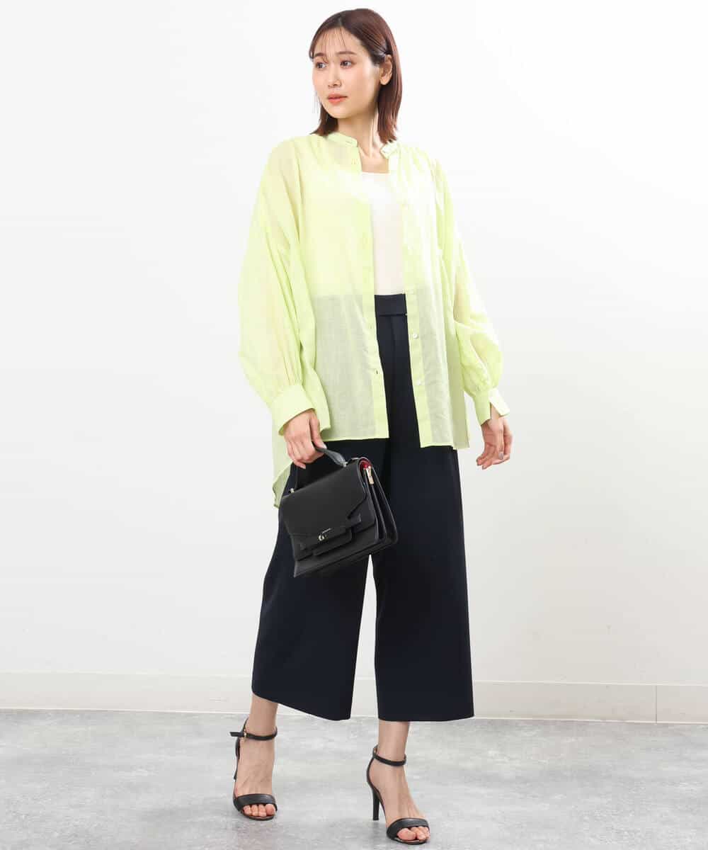FKLGS33160 MK MICHEL KLEIN(MK ミッシェルクラン) ドライタッチ ワイドパンツ/洗える ベージュ