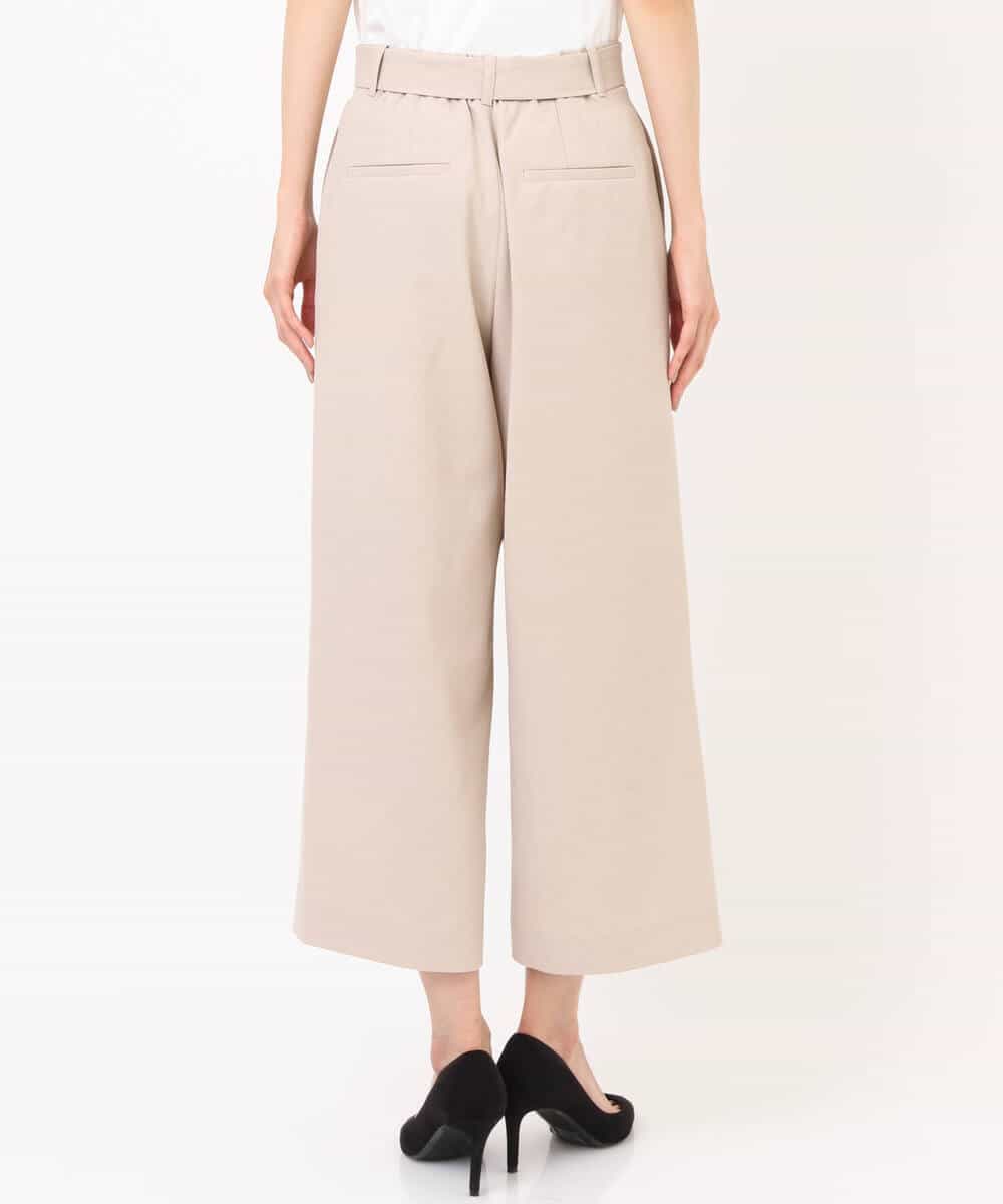 FKLGS33160 MK MICHEL KLEIN(MK ミッシェルクラン) ドライタッチ ワイドパンツ/洗える ベージュ