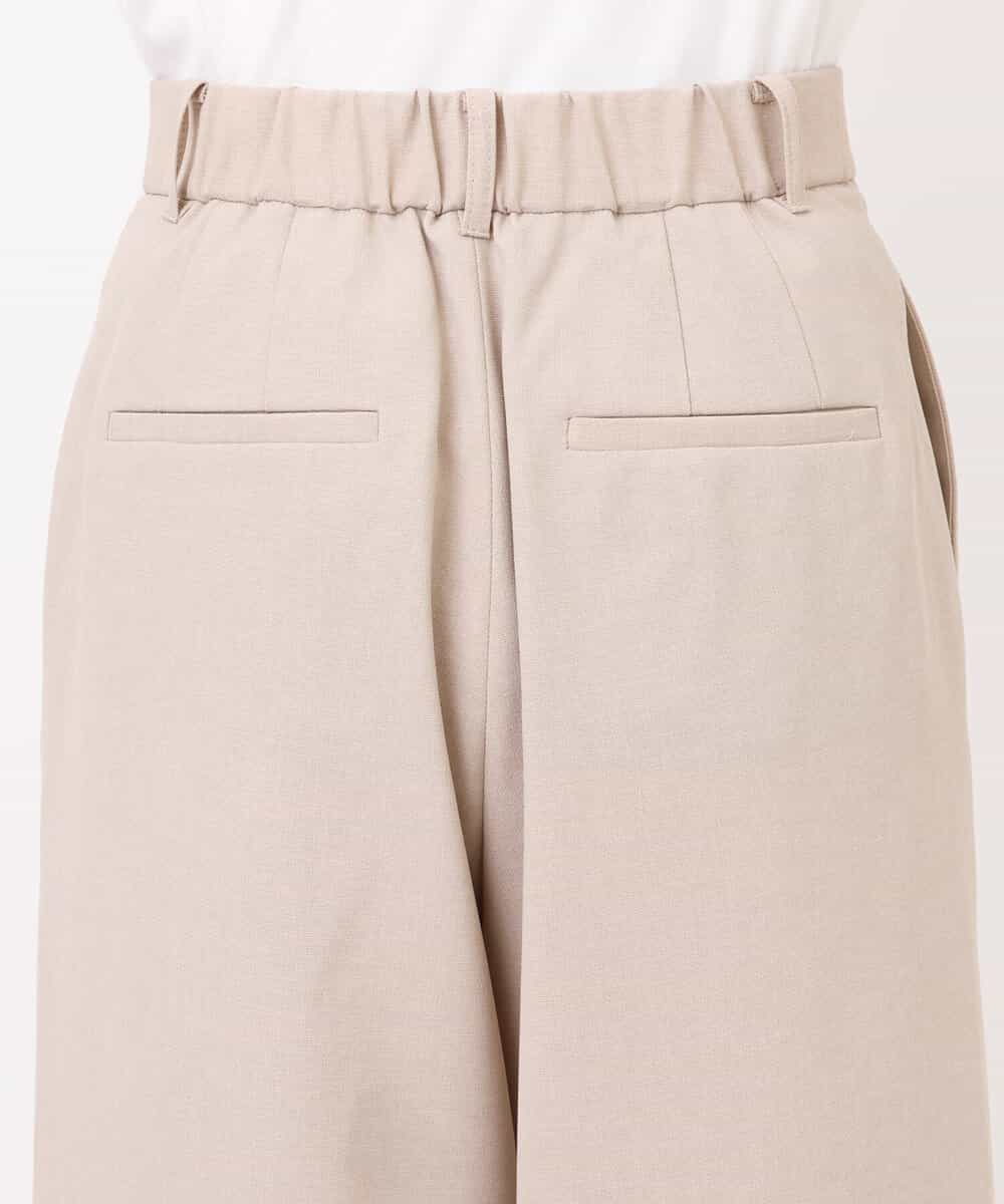 FKLGS33160 MK MICHEL KLEIN(MK ミッシェルクラン) ドライタッチ ワイドパンツ/洗える ベージュ