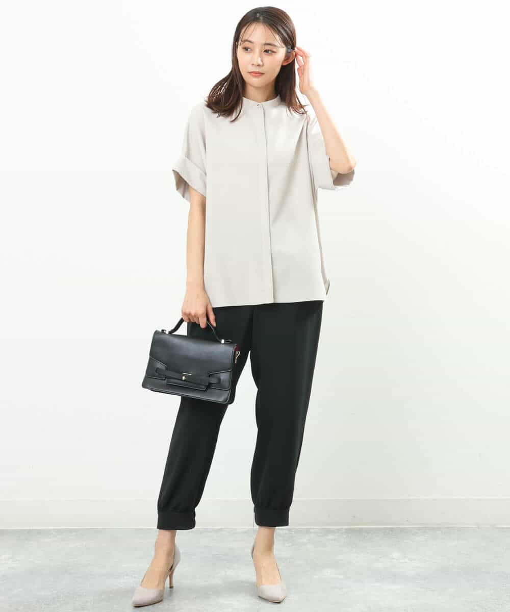 FKLGS41150 MK MICHEL KLEIN(MK ミッシェルクラン) ジョガーパンツ/UVカット/洗える ベージュ
