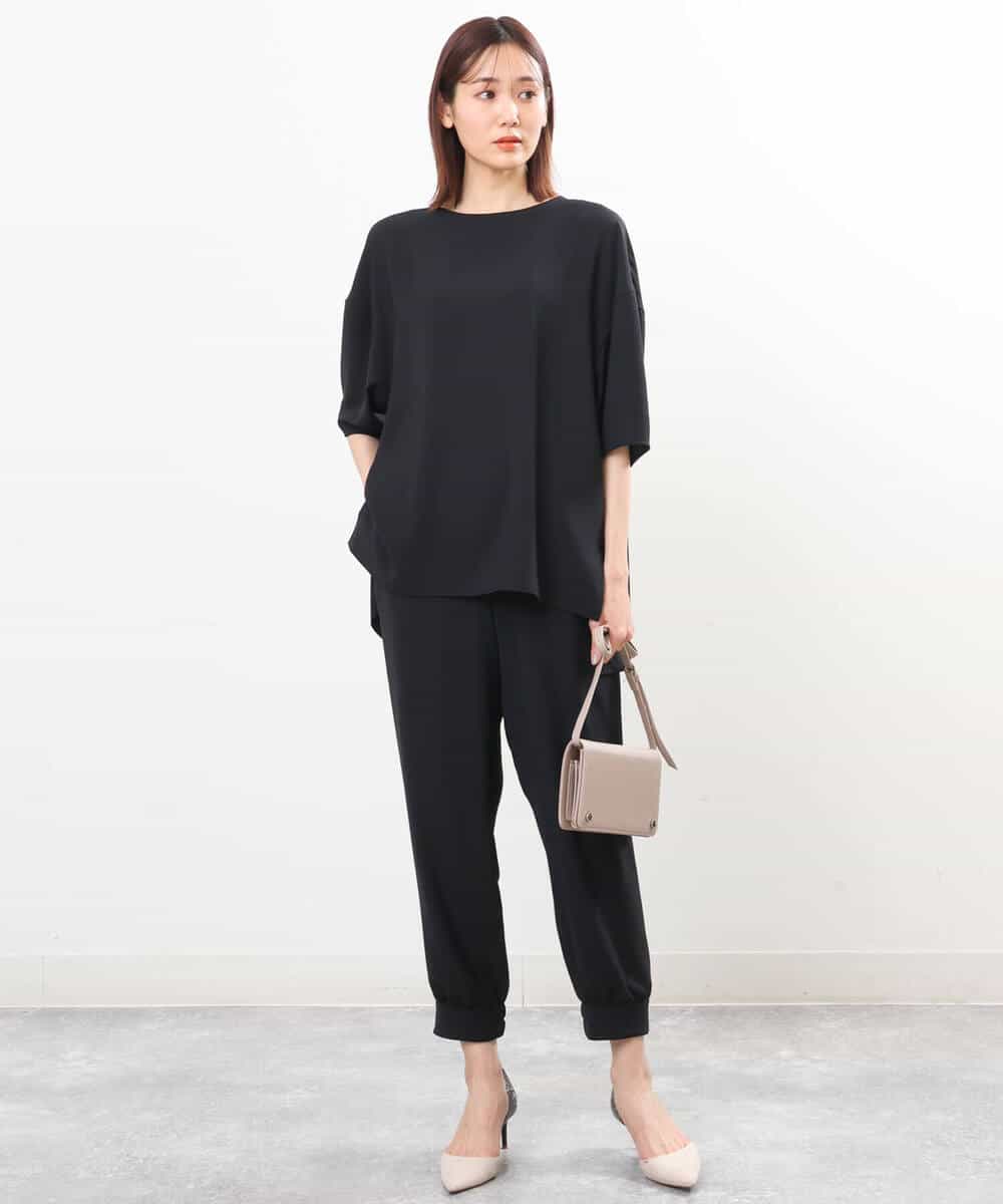 FKLGS41150 MK MICHEL KLEIN(MK ミッシェルクラン) ジョガーパンツ/UVカット/洗える ベージュ
