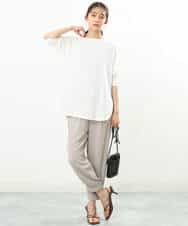 FKLGS41150 MK MICHEL KLEIN(MK ミッシェルクラン) ジョガーパンツ/UVカット/洗える ベージュ