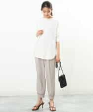 FKLGS41150 MK MICHEL KLEIN(MK ミッシェルクラン) ジョガーパンツ/UVカット/洗える ベージュ