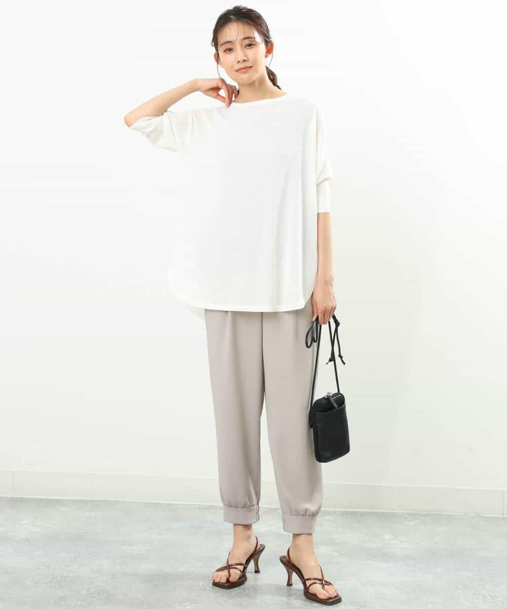 FKLGS41150 MK MICHEL KLEIN(MK ミッシェルクラン) ジョガーパンツ/UVカット/洗える ベージュ