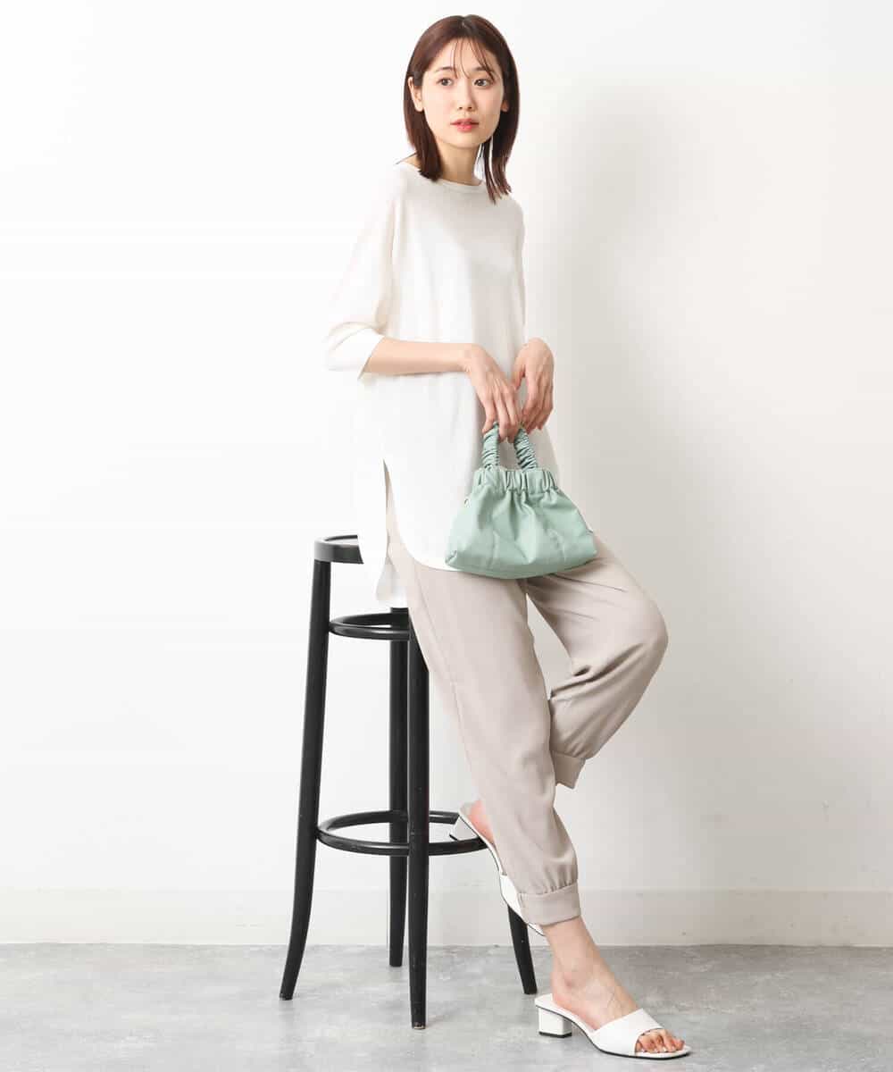 FKLGS41150 MK MICHEL KLEIN(MK ミッシェルクラン) ジョガーパンツ/UVカット/洗える ベージュ