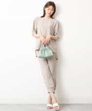 FKLGS41150 MK MICHEL KLEIN(MK ミッシェルクラン) ジョガーパンツ/UVカット/洗える ベージュ
